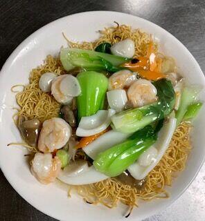 Seafood Chow Mein