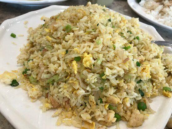 Diced Chicken And Salty Fish Fried Rice