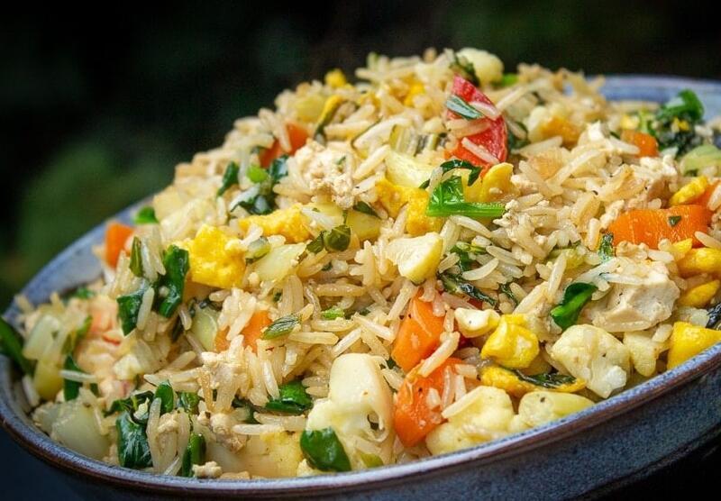 Curry Veggie Fried Rice