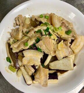 Steamed Pork Belly And Eggplant